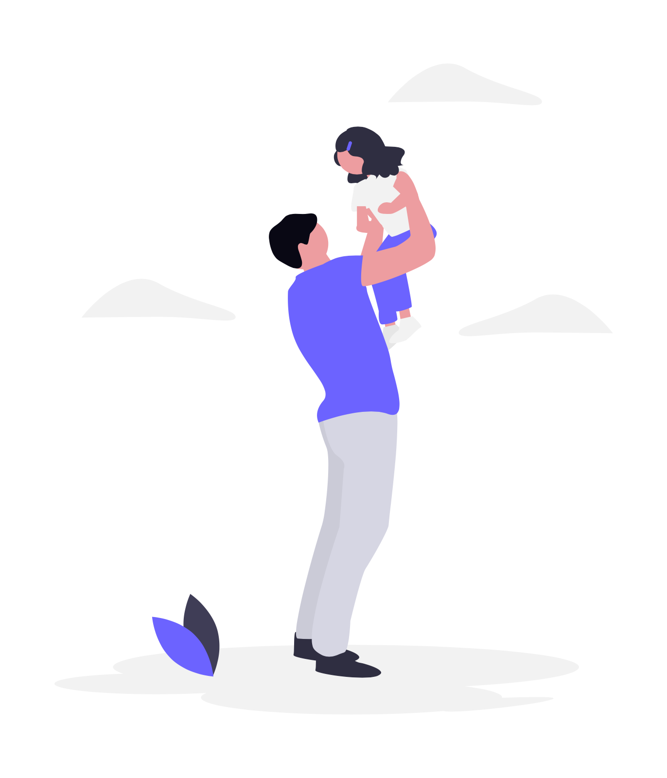 Un padre compartiendo un momento con su hija